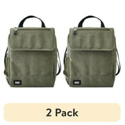 (2 pack) BUILT Oxford Adult Lunch Sack Sage Green