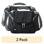 (2 pack) BUILT Oxford All Day Adult Reusable Lunch Bag Black
