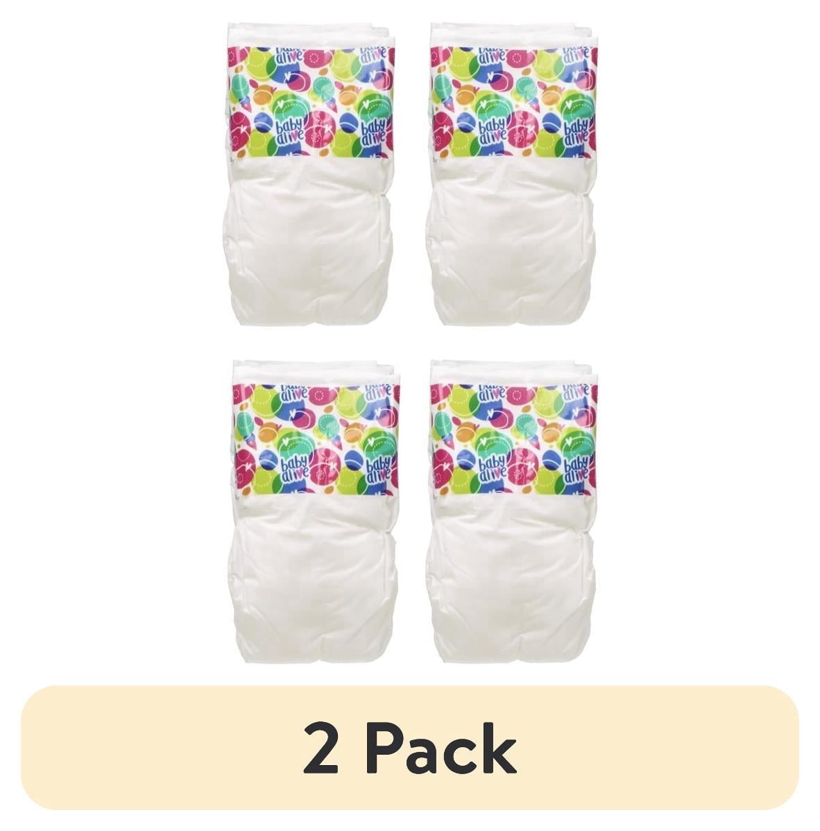 (2 pack) Baby Alive: Doll Diaper Accessories, 4 Count