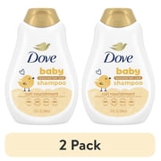 2 pack Baby Dove Textured Hair Care Baby Shampoo for Babys Curly Hair Curl Nourishment Tear-Free and Hydrating ,13 fl oz
