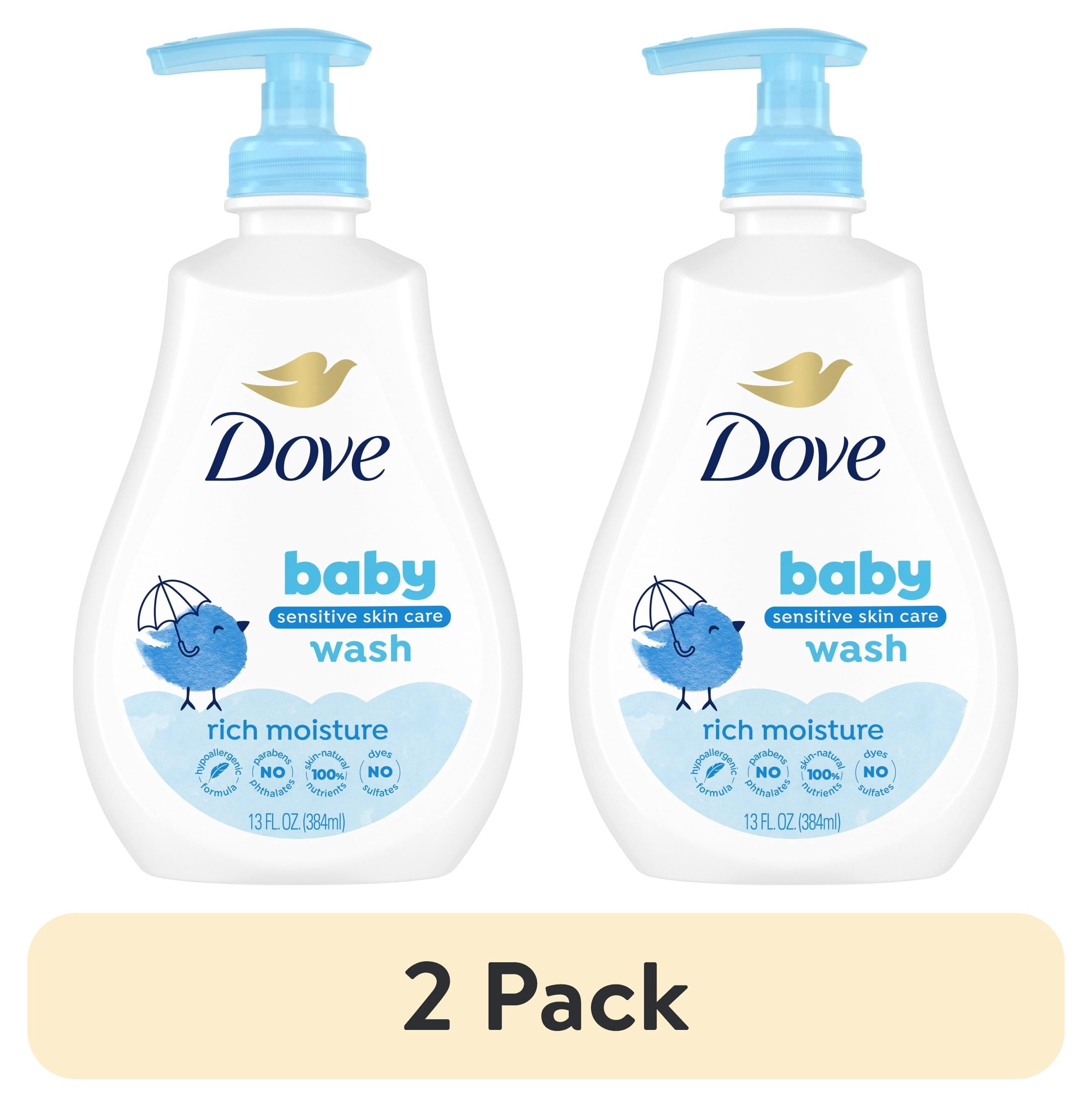 2 pack) Baby Dove Sensitive Skin Care Baby Wash For Baby Bath Time