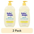 thumbnail image 1 of (2 pack) Baby Magic Tear-Free Gentle Hair and Body Wash, Soft Powder Scent, Hypoallergenic, 30 oz, 1 of 8