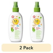 2 pack Babyganics Sunscreen Spray 50 SPF, 6oz
