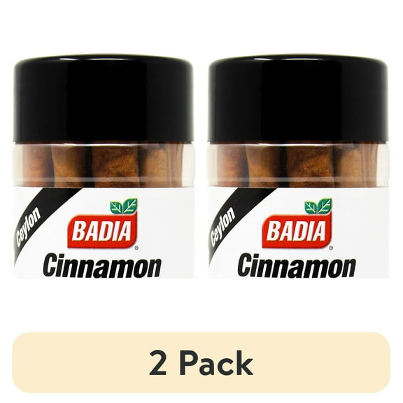(2 pack) Badia Cinnamon Sticks, 4 oz Bottle