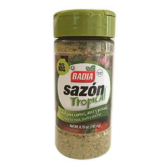 (2 pack) Badia Sazn Tropical, Spices & Seasoning, 6.75 oz