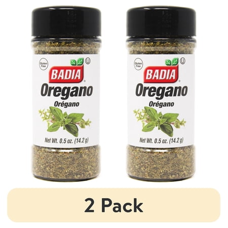 (2 pack) Badia Whole Oregano, .5 oz Bottle