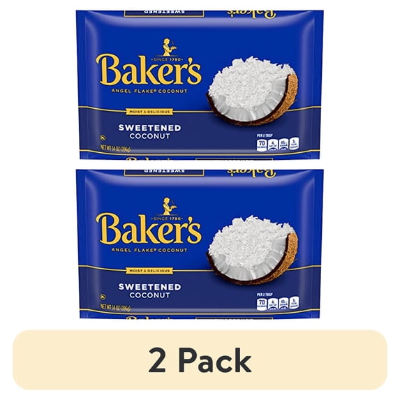 (2 pack) Bakers Angel Flake Sweetened Coconut (Pack Of 2)