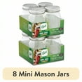 thumbnail image 1 of (2 pack) Ball 4 oz Mini Mason Jars with Lids, 4-Pack Glass Spice Jars for Herbs, Favors, and Dry Storage, 1 of 15