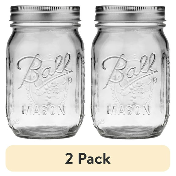 (2 pack) Ball Regular Mouth Pint Single