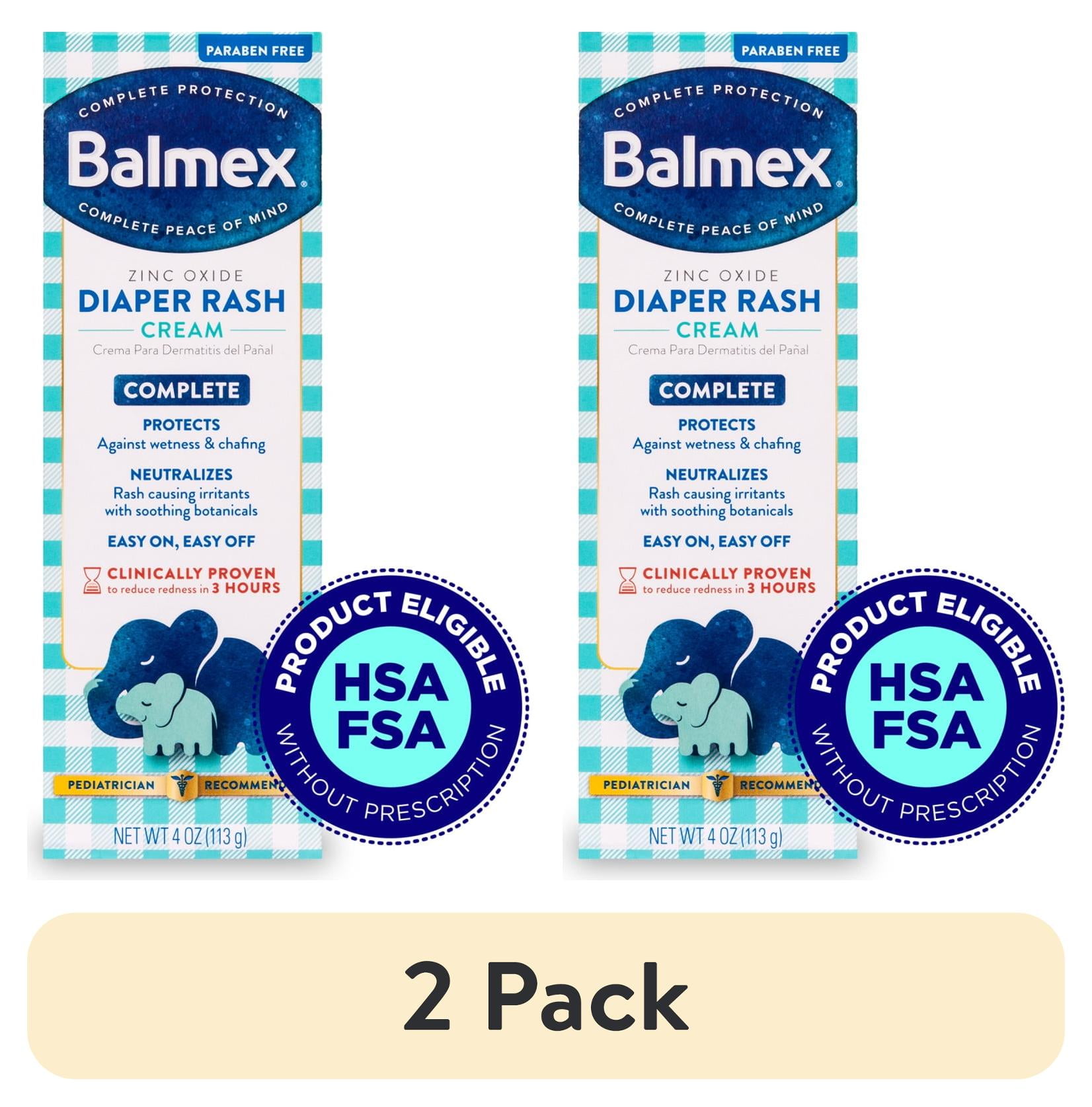 Balmex Complete Protection Baby Diaper Rash Cream with Zinc Oxide