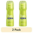 thumbnail interactive-video image 1 of (2 pack) Ban Antiperspirant Deodorant Invisible Roll-On for Women and Men, Powder Fresh, 3.5 oz, 1 of 14