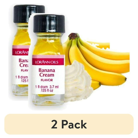 (2 pack) Banana Cream Flavor by LorAnn Flavor Oils