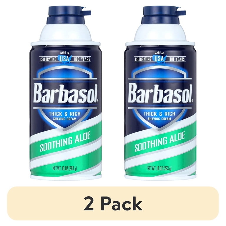 beer cigarette shaving cream 5 pack) Barbasol Extra Moisturizing With Vitamin E Thick & Rich For Men, 10 Oz proof aluminum bottoms 2 pack) Barbasol Mens Shaving