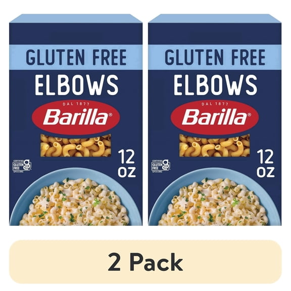 (2 pack) Barilla Gluten Free Elbows Pasta 12 oz