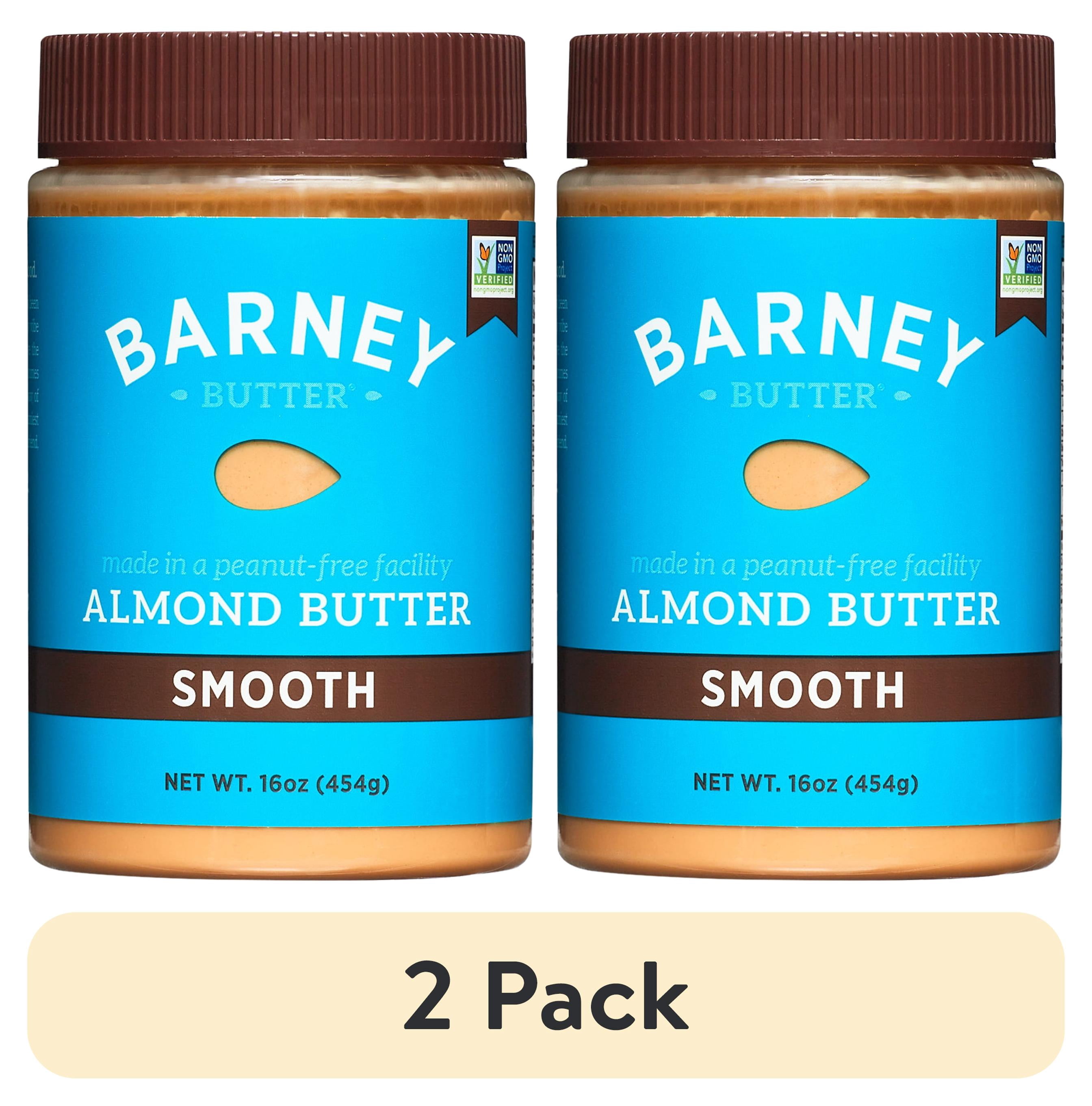 (2 pack) Barney Butter Skin-Free Smooth Almond Butters, 16 oz