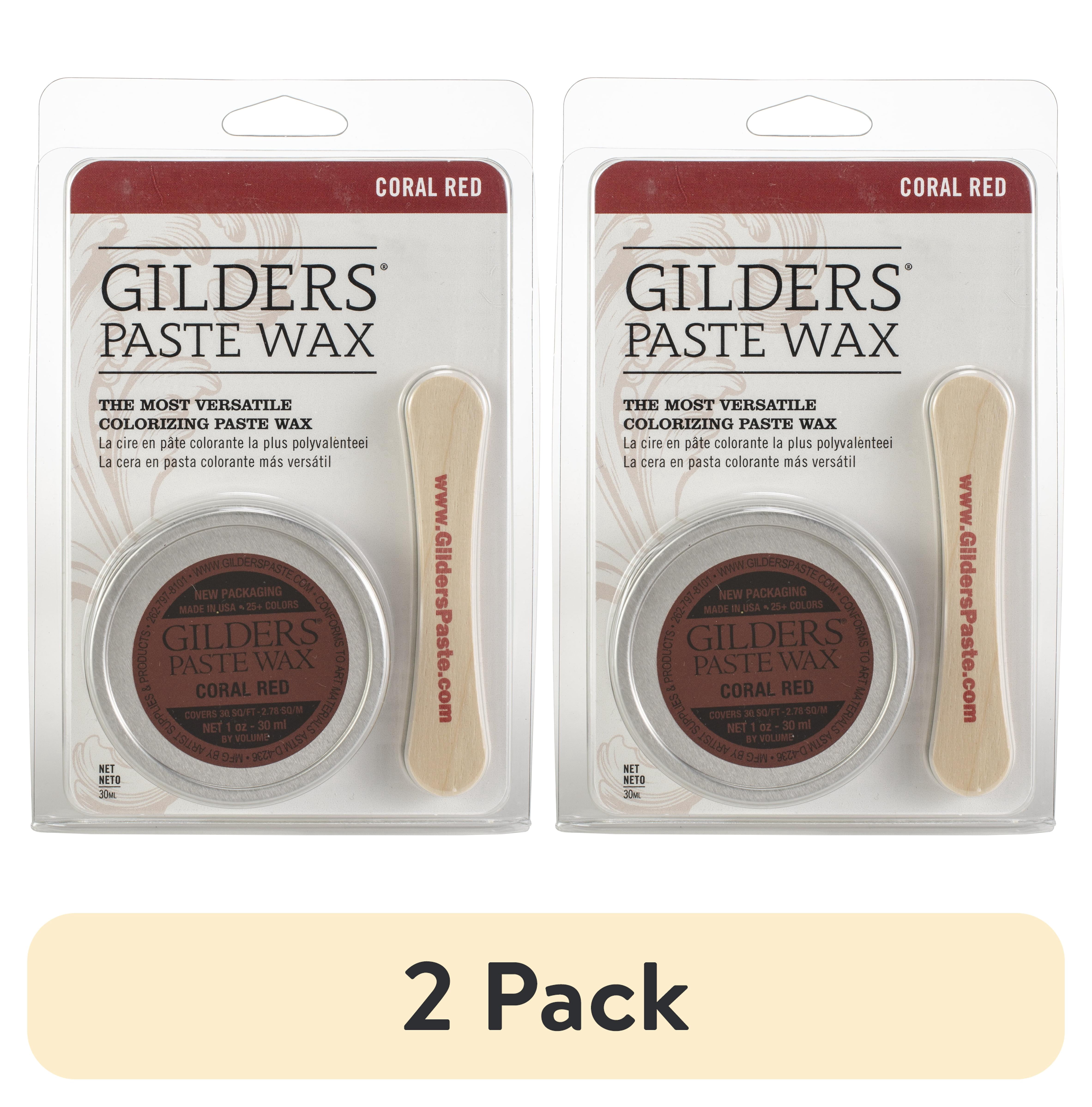 (2 pack) Baroque Art Gilders Paste 1oz-Coral Red
