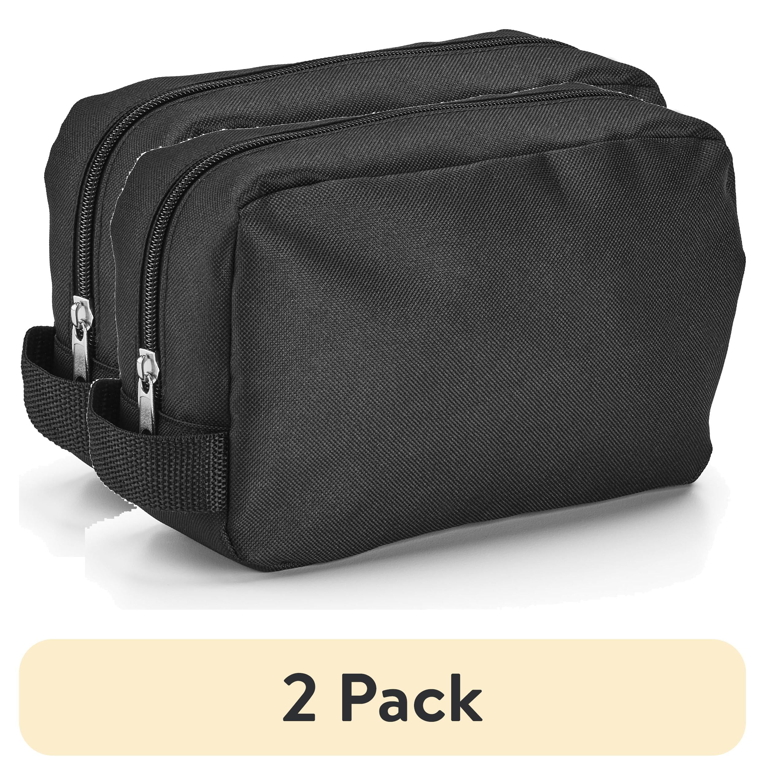 amazonbasics hanging travel toiletry kit bag black Small - essential, Water-resistant - Onyx VENTURE 4TH has created this hanging travel toiletry bag to keep your toiletries organized Leatherology Black Onyx Multi Pocket