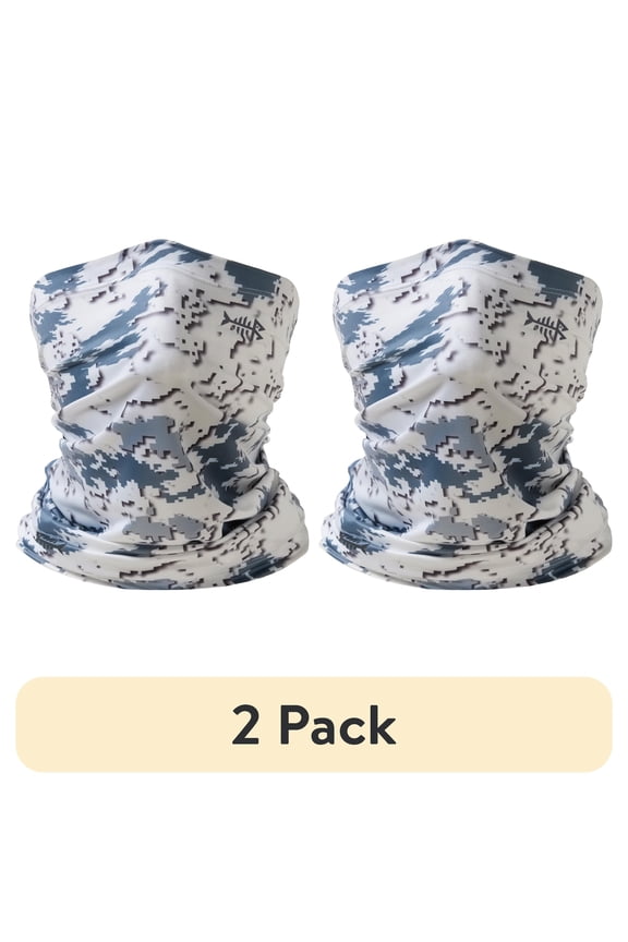 (2 pack) Bassdash UPF 50+ UV Protection Neck Gaiter Sun Protector for Fishing Hunting Kayaking Hiking Cycling and Other Outdoor Activities