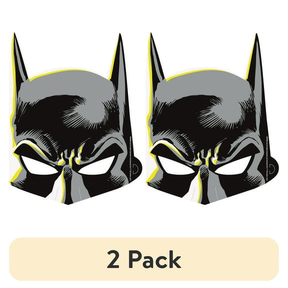 (2 pack) Batman Party Masks, 8ct