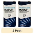 thumbnail image 1 of (2 pack) Muro 128 5% Sodium Chloride Hypertonicity Ophthalmic Solution, from Bausch + Lomb, 0.5 Fl Oz (15 mL), 1 of 6