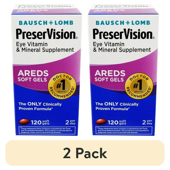 (2 pack) Bausch & Lomb Occuvite, 120 CT