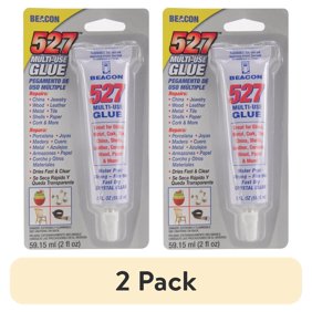(2 pack) Beacon 527 Multi-Use Glue, Fast Drying, Clear, 2 Fl Oz