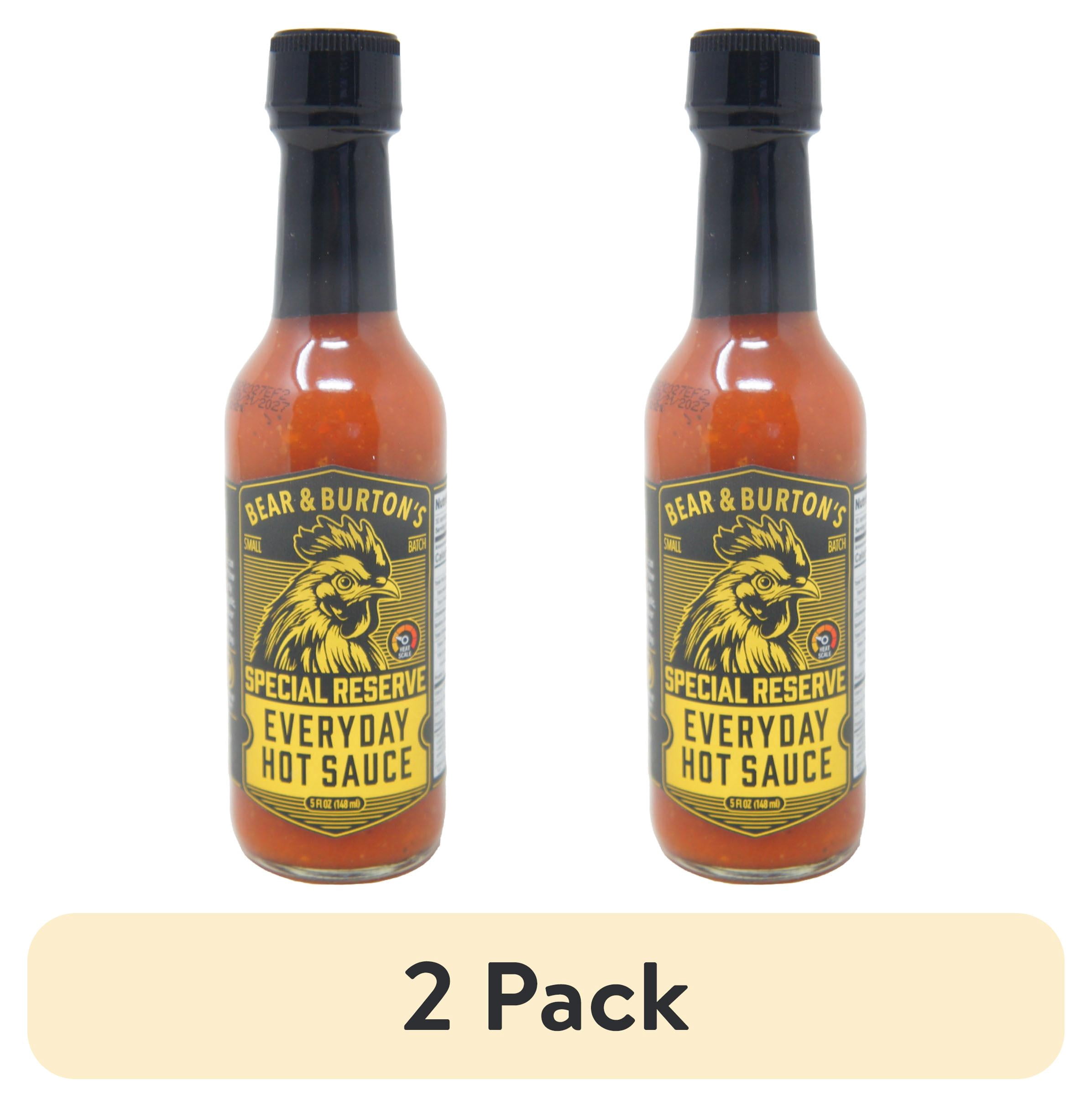 (2 pack) Bear & Burton's Everyday Hot Sauce 5oz Gluten Free All Natural Cayenne Peppers 67203