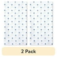 thumbnail image 1 of (2 pack) Beautiful Home by Drew Barrymore 1-Piece Printed Floursac Cloth, Cornflower Blue, 30"W x 30"L, 1 of 8