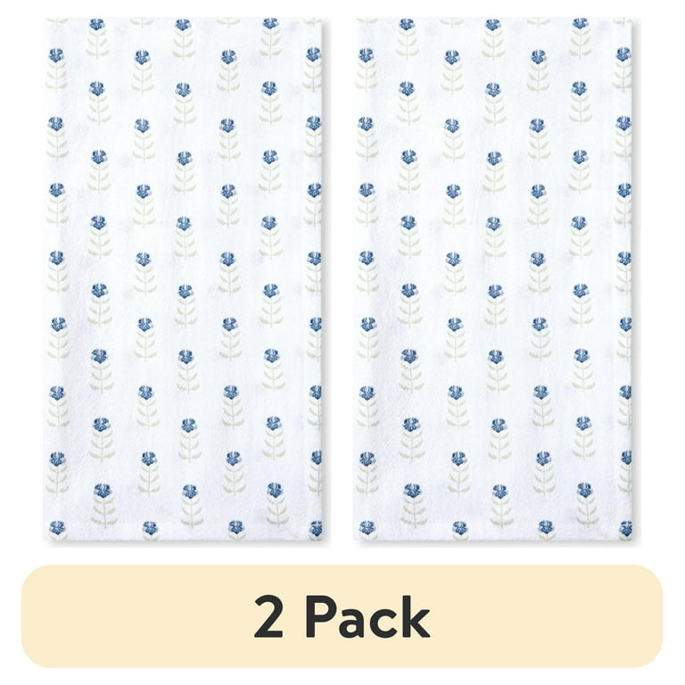 2 pack) Beautiful Home by Drew Barrymore 1-Piece Printed Floursac