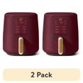 thumbnail image 1 of (2 pack) Beautiful 3 Qt Air Fryer with TurboCrisp Technology, Limited Edition Merlot by Drew Barrymore, 1 of 13