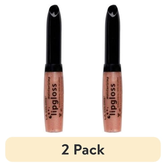 (2 pack) L. A. Colors Moisturizing Lip Gloss #855 - Topaz 0.32 fl oz