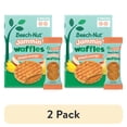 thumbnail interactive-video image 1 of (2 pack) Beech-Nut Jammin' Waffles with Peach Mango Fruit Filling Toddler Snack, 5 Count, 1 of 11