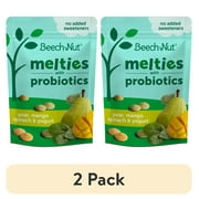 Beech-Nut Probiotic Melties Pear Mango Spinach Yogurt Melts Baby & Toddler Snack, 1oz Bag