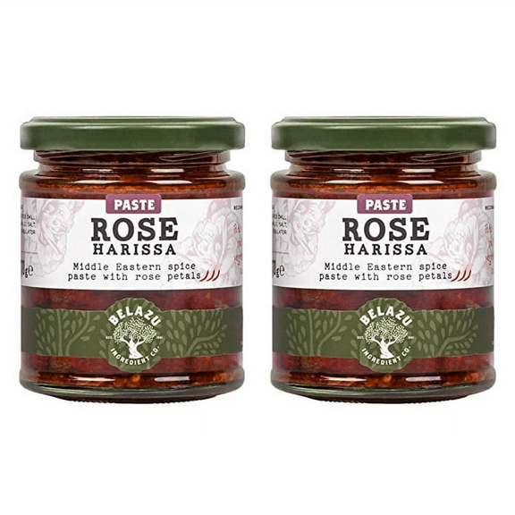 (2 pack) Belazu Rose Harissa Spice Paste, 6 oz