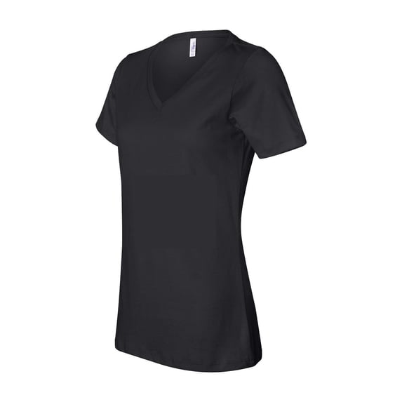 (2 pack) Bella + Canvas 6405 Ladies Relaxed Jersey V-Neck T-Shirt