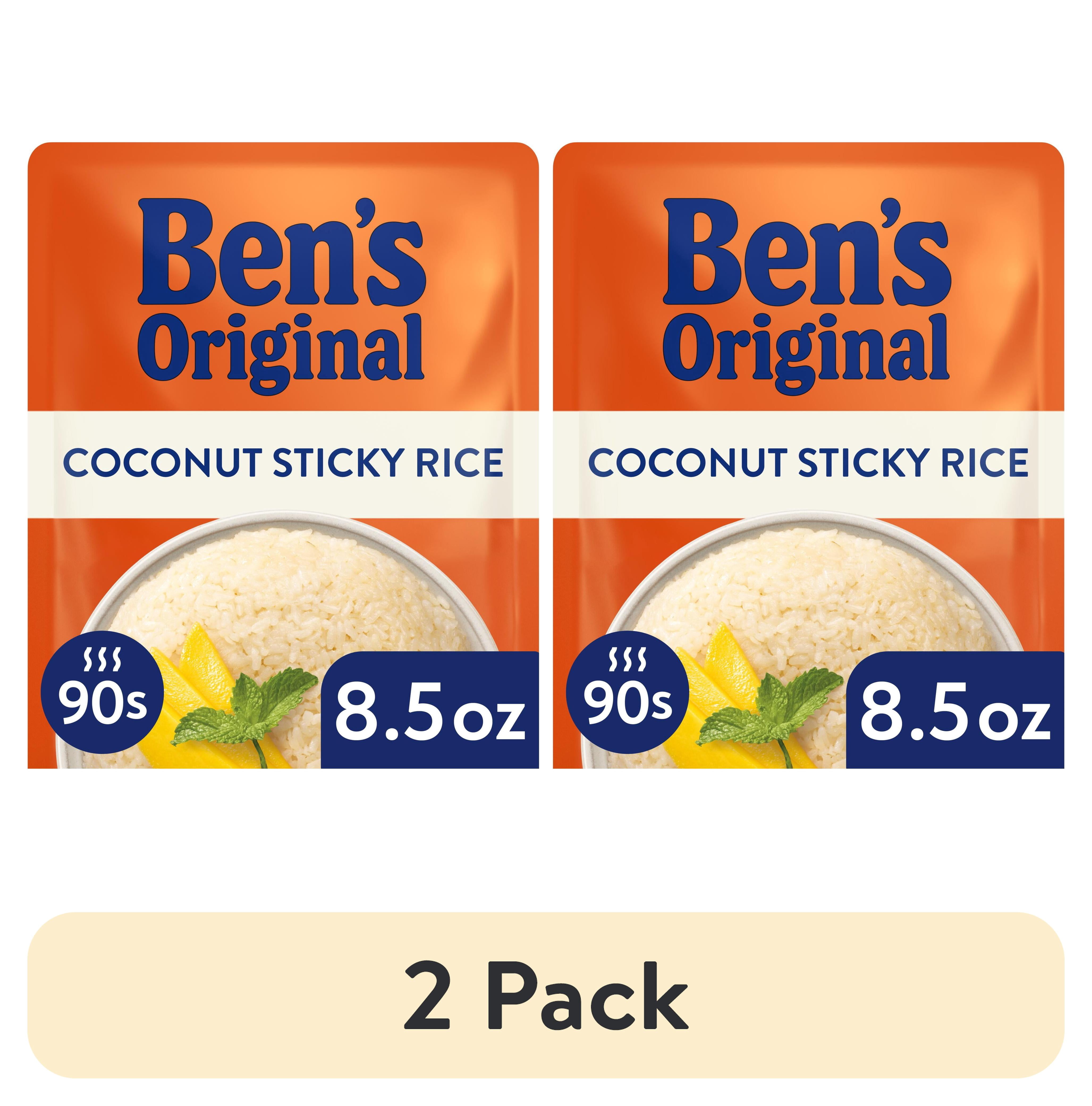 (2 pack) Ben's Original Coconut Sticky Rice Ready Rice