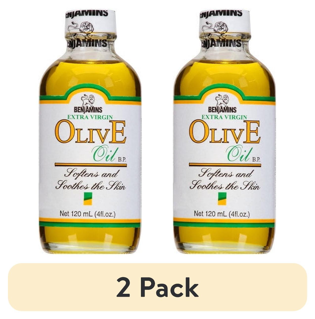 Benjamins Extra Virgin Olive Oil, 4 fl oz - Softens and Soothes