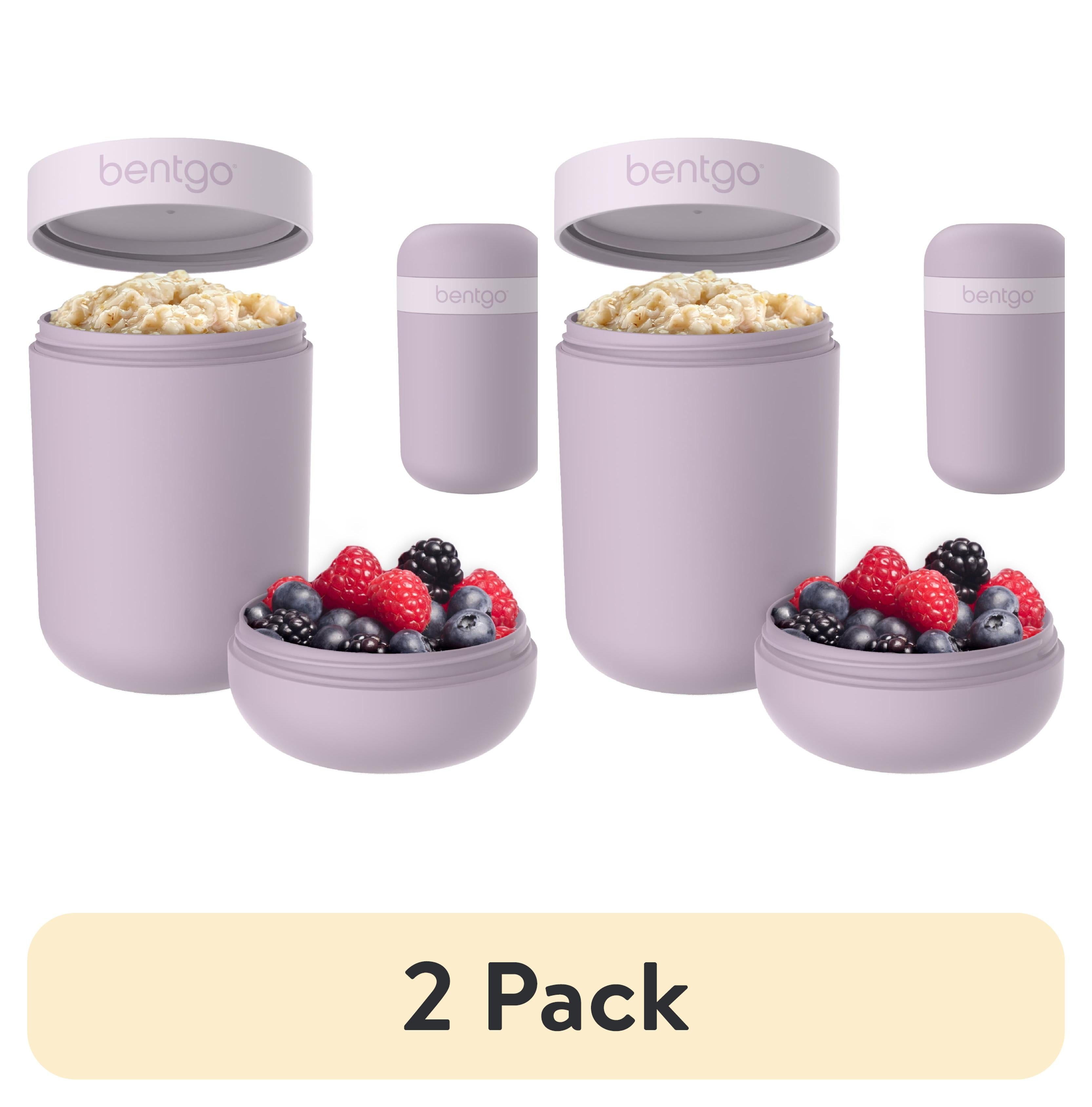 2 pack) Bentgo Snack Cup - Reusable Snack Container with Leak