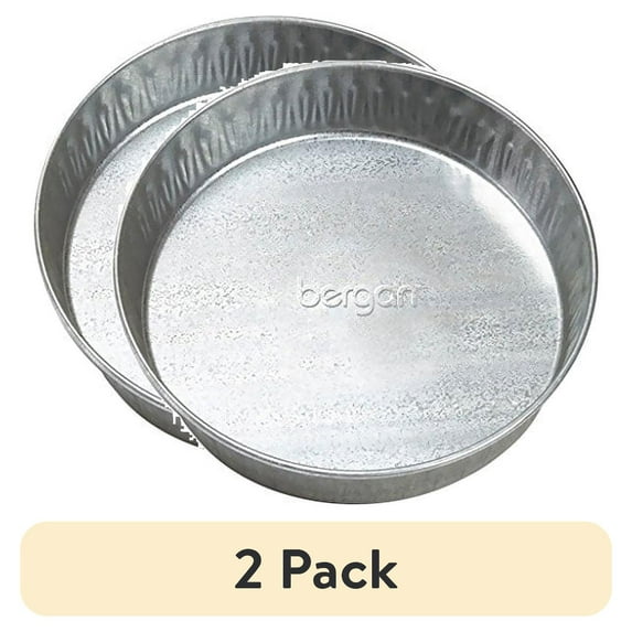 (2 pack) Bergan 3-Quart Galvanized Pet Feeder