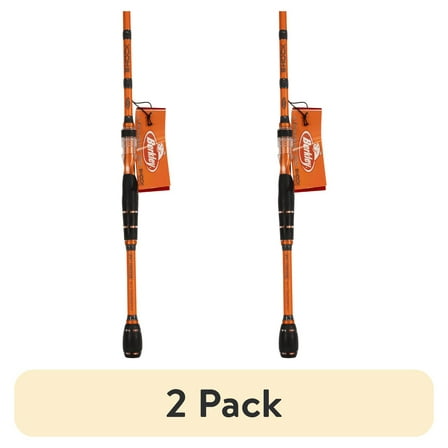 (2 pack) Berkley Shock Spinning Rod, 6' Medium Light Fishing Rod
