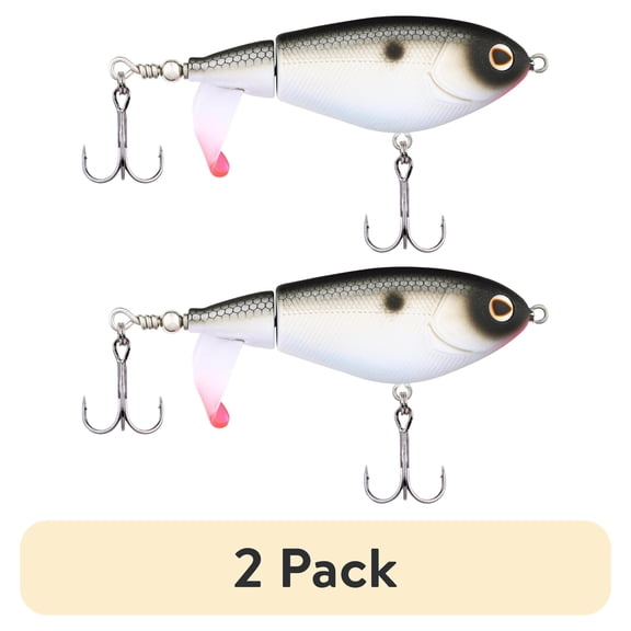 (2 pack) Berkley Choppo Topwater Fishing Lure, MF Shad, Size 120