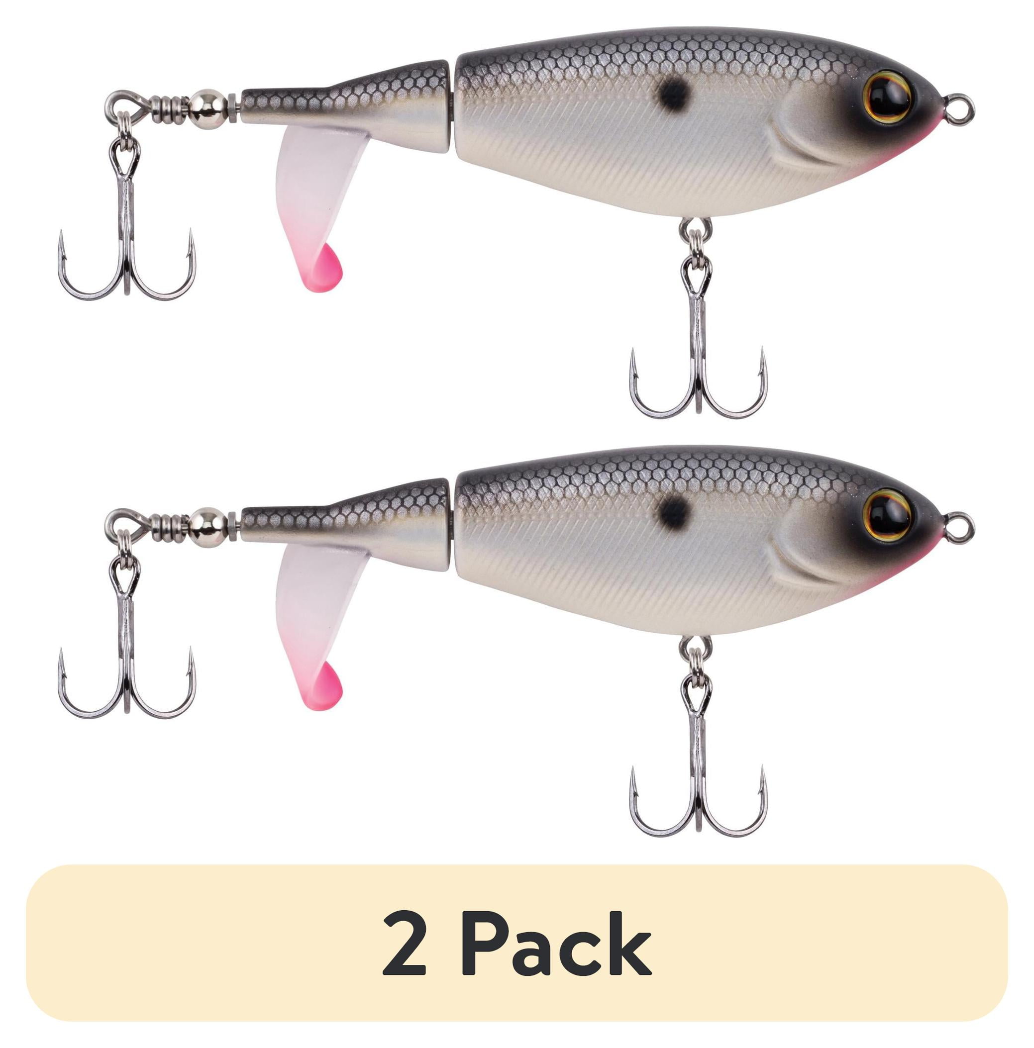 (2 pack) Berkley Choppo Topwater Fishing Lure, MF Shad, Size 90