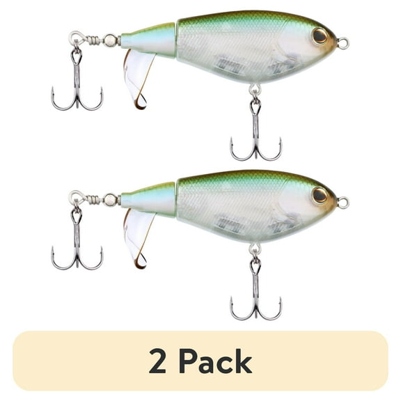 (2 pack) Berkley Choppo Topwater Fishing Lure, Perfect Ghost, Size 90