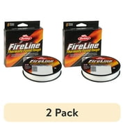 2 pack Berkley FireLine  Fishing Line, Crystal, 6 lb Test Strength, 125 yd
