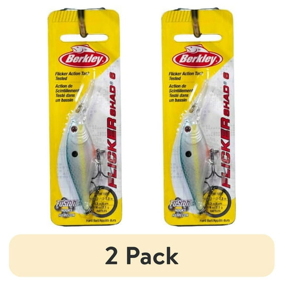 (2 pack) Berkley Flicker Shad Fishing Hard Bait