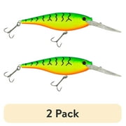 (2 pack) Berkley Flicker Shad Fishing Lure, Firetiger, 1/4 oz