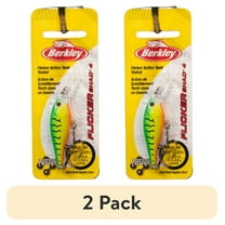 (2 pack) Berkley Flicker Shad Fishing Lure, Firetiger, 1/8 oz