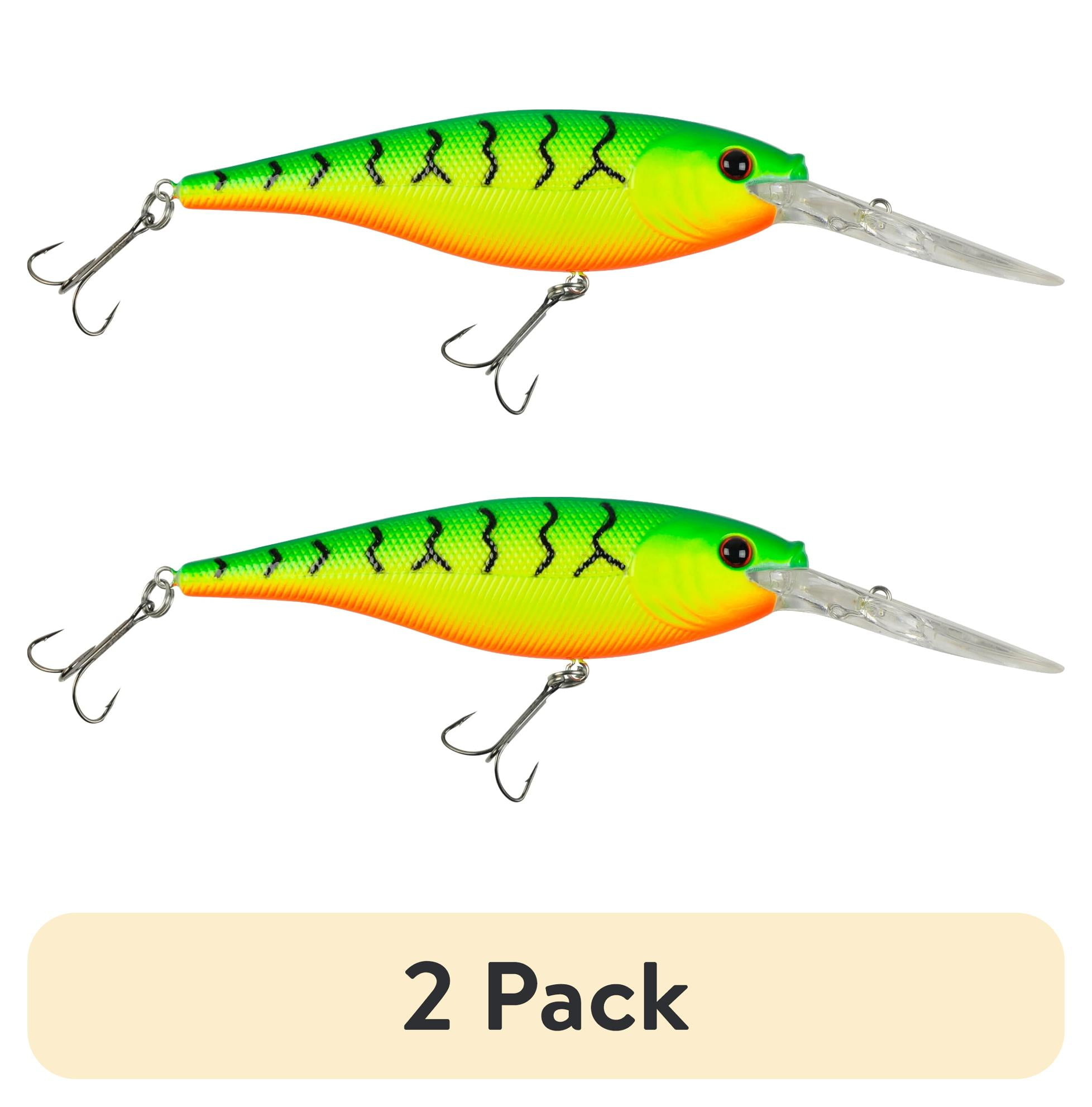 Leurre Crankbait Rebel Minnow - Couleur Fire Tiger, Taille 2 1/2 Pouces, Parfait Pour Les Prédateurs