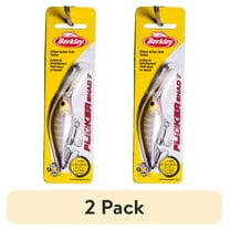 (2 pack) Berkley Flicker Shad Fishing Lure, Purple Tiger, 5/16 oz