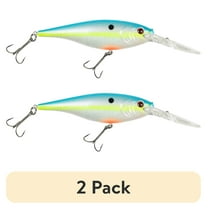 (2 pack) Berkley Flicker Shad Fishing Lure, Racy Shad, 1/2 oz